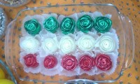 ژله رولی گل رز