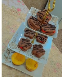 کاپ کیک و کوکی شکلاتی