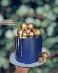 کیک تولد کیک خامه ای