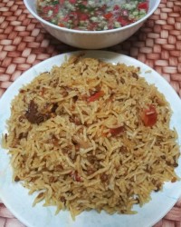 دمپخت عدس وگوجه