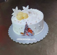 کیک دخترونه زمستونی