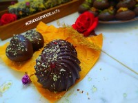 کیک یخچالی موزاییکی قالبی شکلاتی