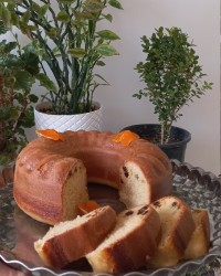 کیک ارده و شیره