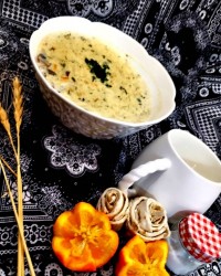 سوپ شیروقارچ عزیزم♥️