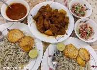شوید پلو با گوشت