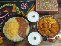 خورراک مرغ زعفرونی