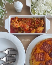 خورشت لوبیا سبز با مرغ