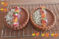 کیک پرتقال با سس پرتقال