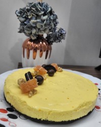 چیزکیک زعفرانی