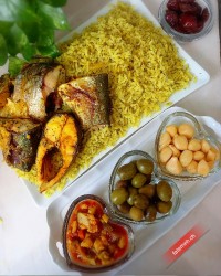 ماهی با سس پیاز عطری