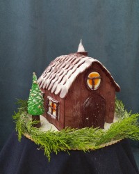 کیک کلبه برفی