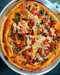 به وقت خوشمزگی پیتزا خونگی