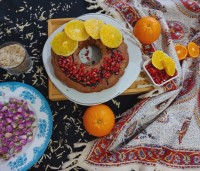 کیک پنبه ایی نسکافه ای