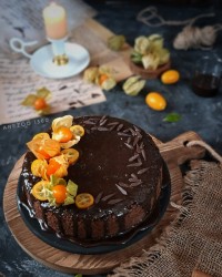 کیک شکلاتی نسکافه ای