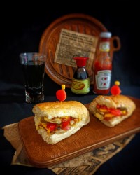 ساندویچ هات داگ پنیری