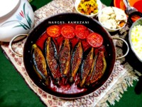 بادمجون شکم پر