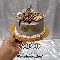 کیک تولد ۵۷ سالگی پدرم ۱۴۰۱/۱۱/۱۰ ?