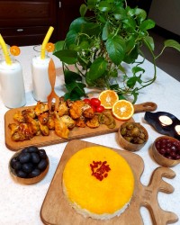 کتف و بال سرخ شده بدون روغن