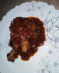 خورش مرغ با انار