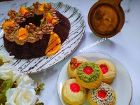 کیک شیرداغ شکلاتی