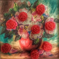 باسلوق ژله ای دورنگ