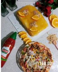 اسلایس پرتقالی و پیتزا "تدارک روزپدر"