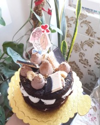 کیک اسفنجی شکلاتی بدون همزن و فر