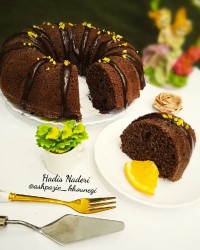 کیک پرتقالی شکلاتی