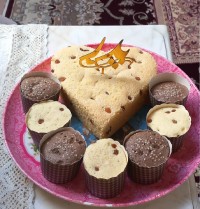 کیک وکاپ کیک روز مرد برا بابای عزیزم