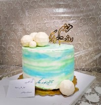 کیک خامه ای (کپشن بخونید