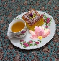 کیک شربتی به مناسبت روز مرد