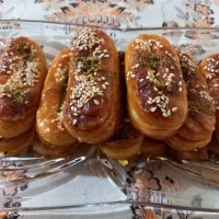 شیرینی زبان با خمیرهزارلا آماده