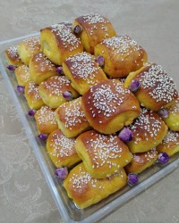 شیرینی دانمارکی (گل محمدی)