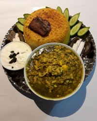 خـورش باقـالے قـاتق و تـرشہ تـره
