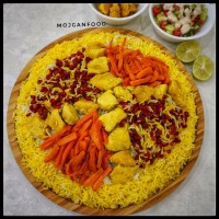 هویج پلو با مرغ