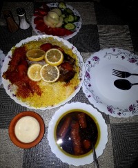 پلو ؛ اردک شکم پر بسی خوشمزه جاتون خالی