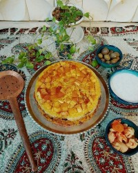 هویج پلو قالبی