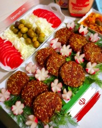 کباب شامی کنجدی