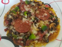 پیتزا بدون فر و بدون خمیرمایه