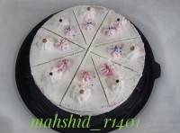 کیک اسفنجی بدون فر (مهربونا فالو کنید و استوری ها رو از دست ندید)