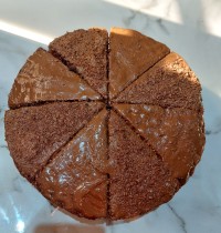 کیک شکلاتی کافه ای