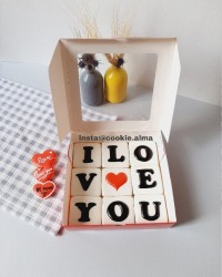 کوکی ولنتاین I love you