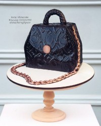 کیک کیف کیف زنانه کیک سه بعدی