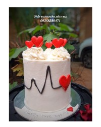 مینی کیک عاشقـانـه سفارشی،چالش ولنتاین خانم محبی