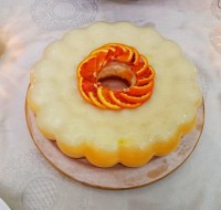چیز کرم پرتقالی با ژله پرتقال