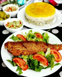 سبزی پلو و ماهی