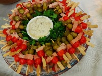 فینگرفود کالباس و دیپ