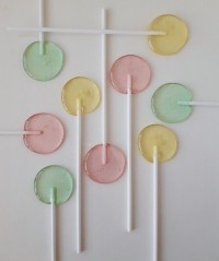 آبنبات چوبی زعفرانی