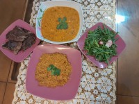 شام من میرزاقاسمی،کوکوبادمجان،سوپ،امیدوارم قبول کنی پاپیون