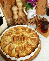 کیک_سیب_دارچین_گردو